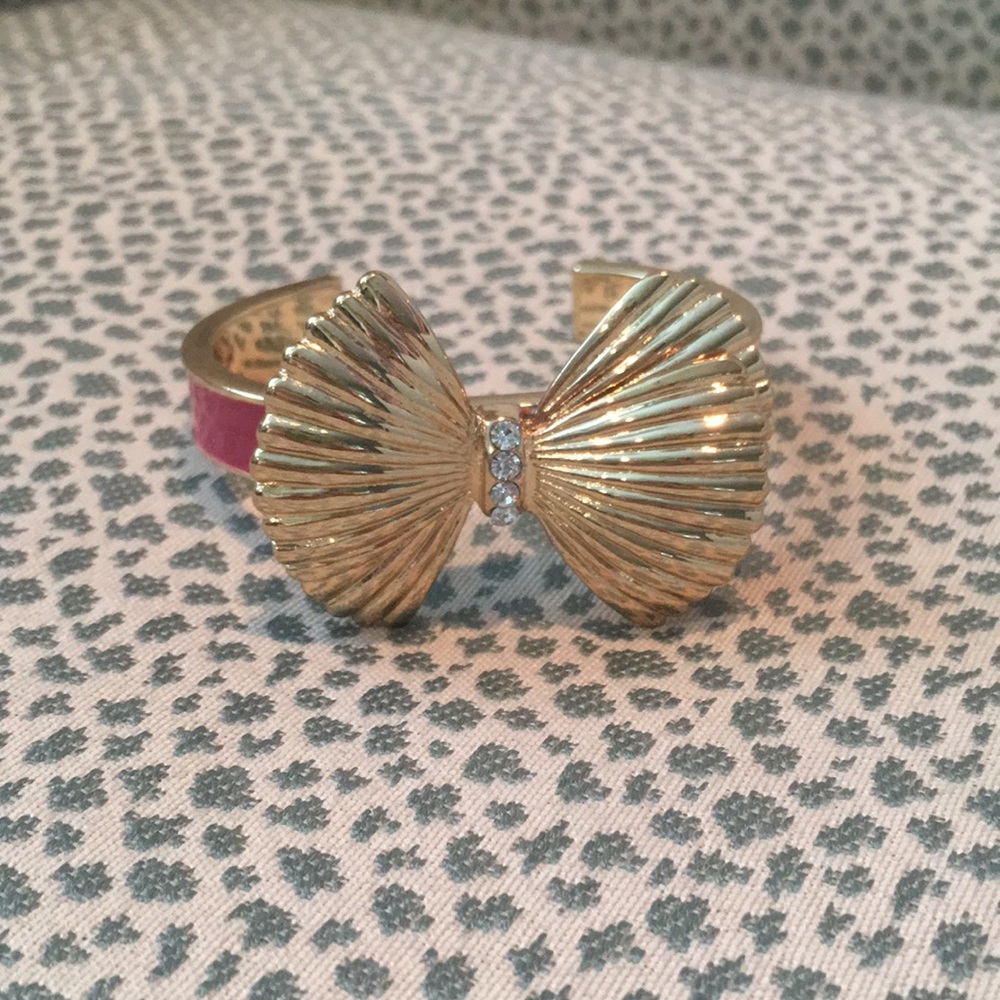 Lilly Pulitzer Bow Cuff Bracelet pink